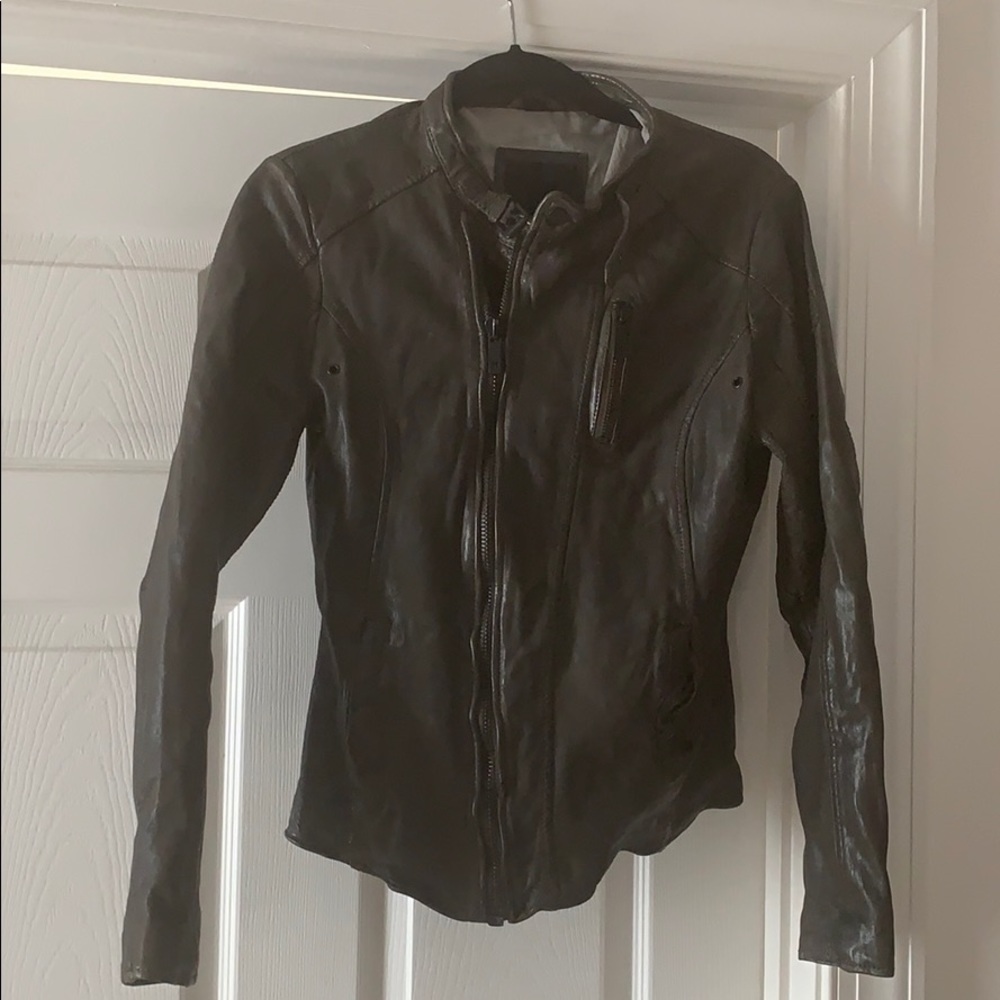 Classic Women's Lamb Leather Jacket